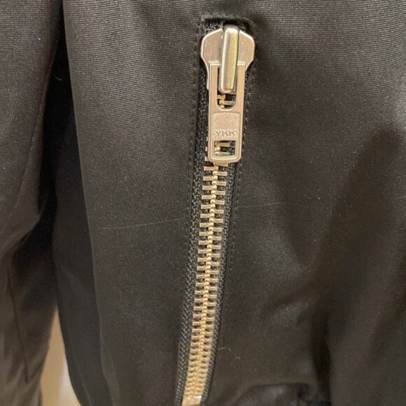 Obey Faux Fur Jacket Full Zipper BLACK Propaganda Women’s Size Medium - Picture 3 of 10